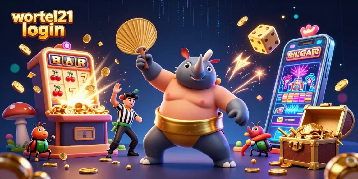 Experience excitement with wortel21 login as the sumo beetle champion wins big in this wild casino scene.