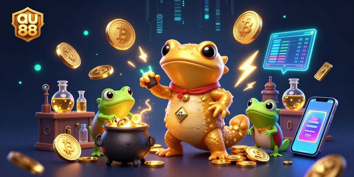 Engage with the captivating world of au 88 as the golden salamander alchemist creates riches.