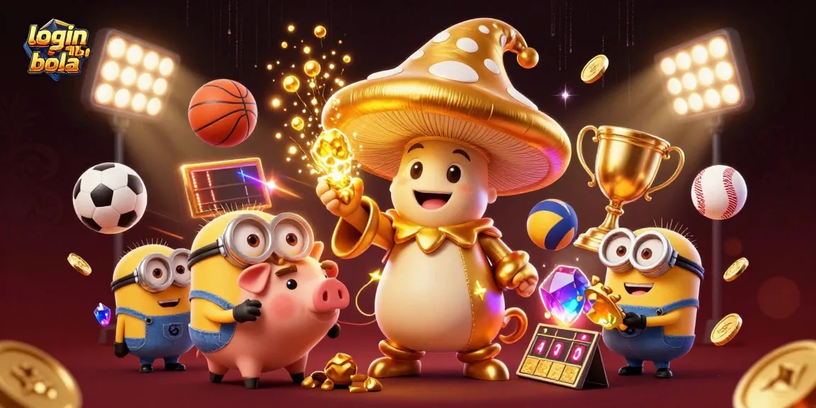 Bet on your favorite with login judi bola as the golden wizard transforms the scene into a winning adventure.