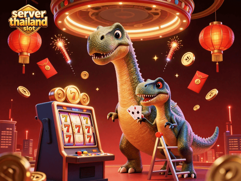 Engage in thrilling gameplay at server thailand slot with vibrant characters and lively casino elements.