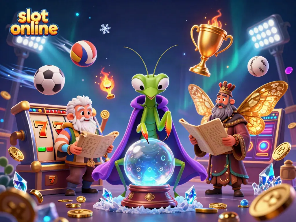 Engage with slot online action in an enchanting 3D scene filled with vibrant characters and dynamic game elements.