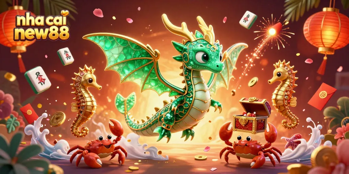 Experience the thrill with nha cai new88, where exclusive treasures and festive elements come alive in a vibrant casino scene.