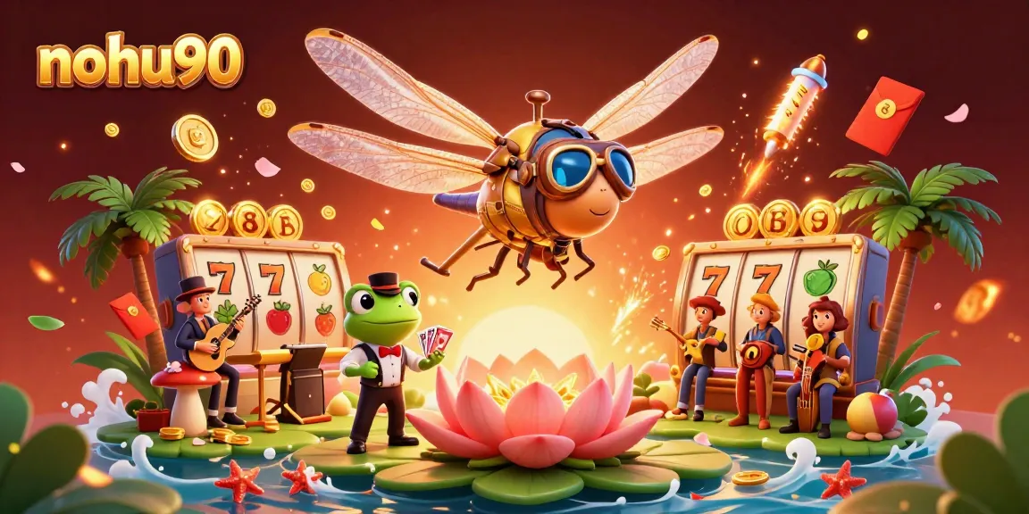 Experience exciting jackpots and thrilling gameplay at nohu90 with our captivating casino illustration.
