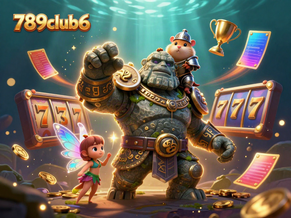 Experience thrilling adventures with 789club6, exploring vibrant slot games amidst enchanting characters.