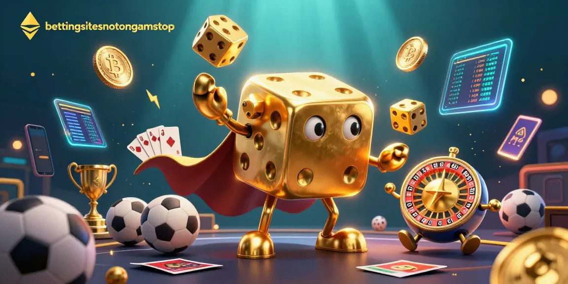 Experience thrilling sports betting with bettingsitesnotongamstop, featuring vibrant characters and dynamic elements.