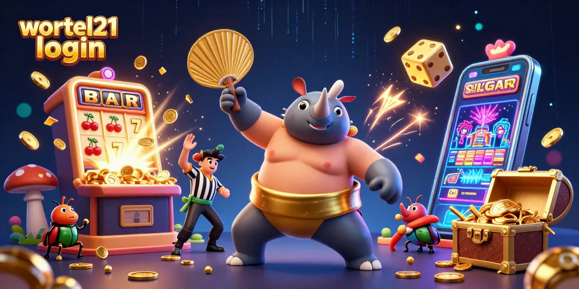 Experience excitement with wortel21 login as the sumo beetle champion wins big in this wild casino scene.