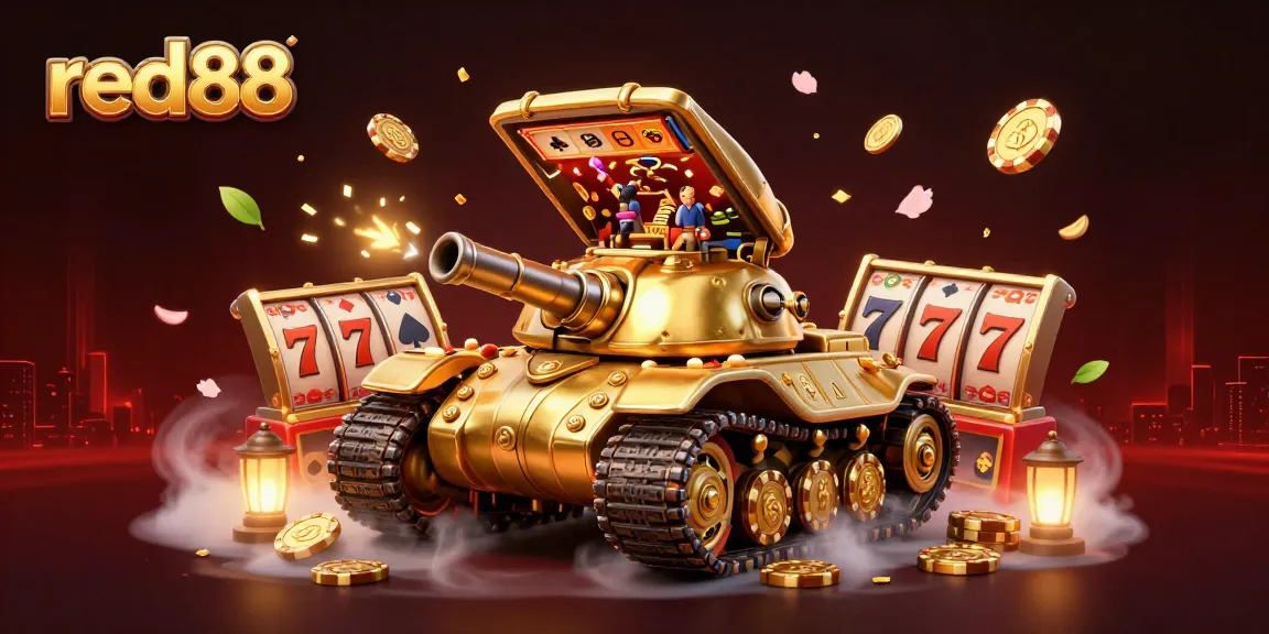 Experience the excitement of red88 with a vibrant 3D casino tank full of thrilling slot games.