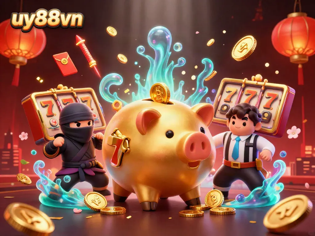 Experience the excitement at uy88vn with a vibrant casino scene showcasing dynamic gaming action.