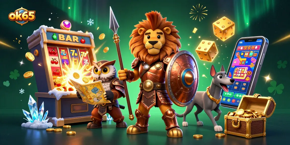 Experience the thrill of ok65 with vibrant casino animations and stunning jackpot scenes.