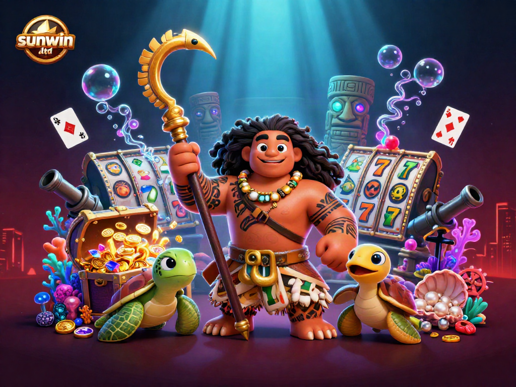 Experience vibrant gaming fun with sunwin ltd's exciting slot games featuring colorful characters.