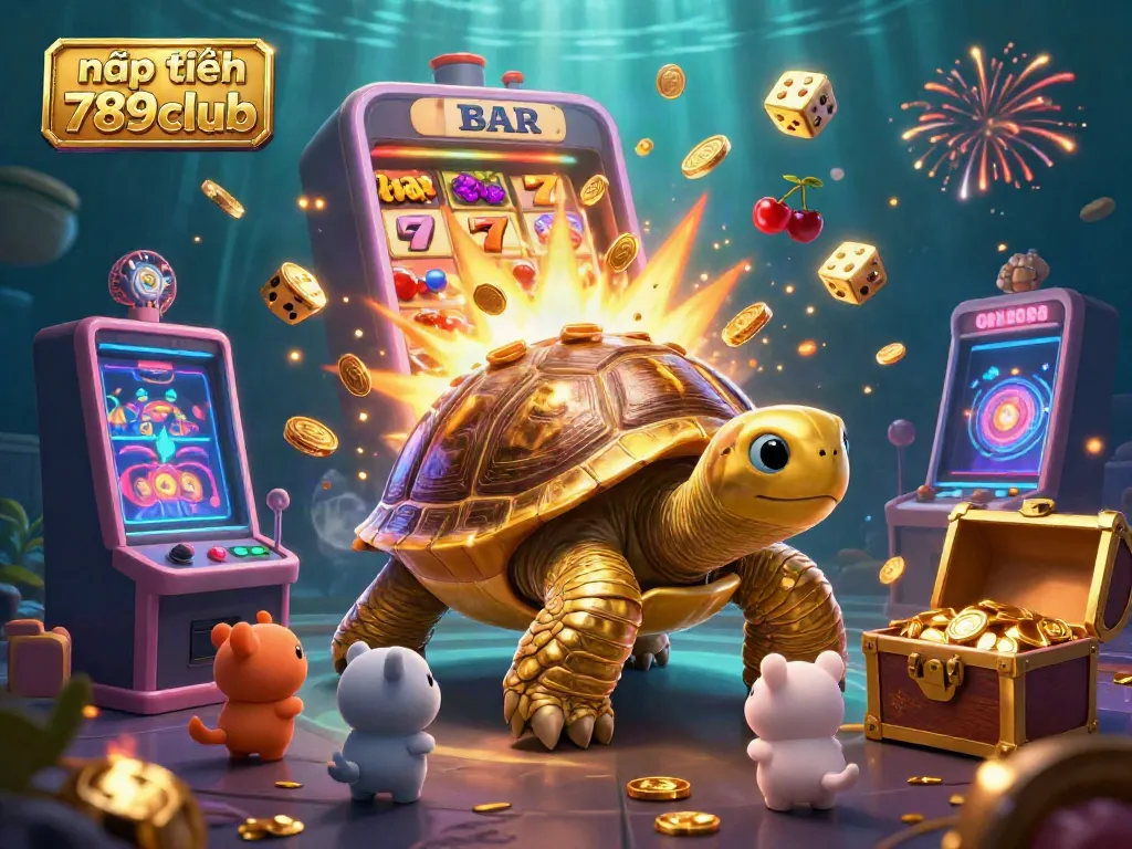 Experience the thrilling world of nạp tiền 789club with a vibrant casino scene featuring excited characters and rich gaming elements.