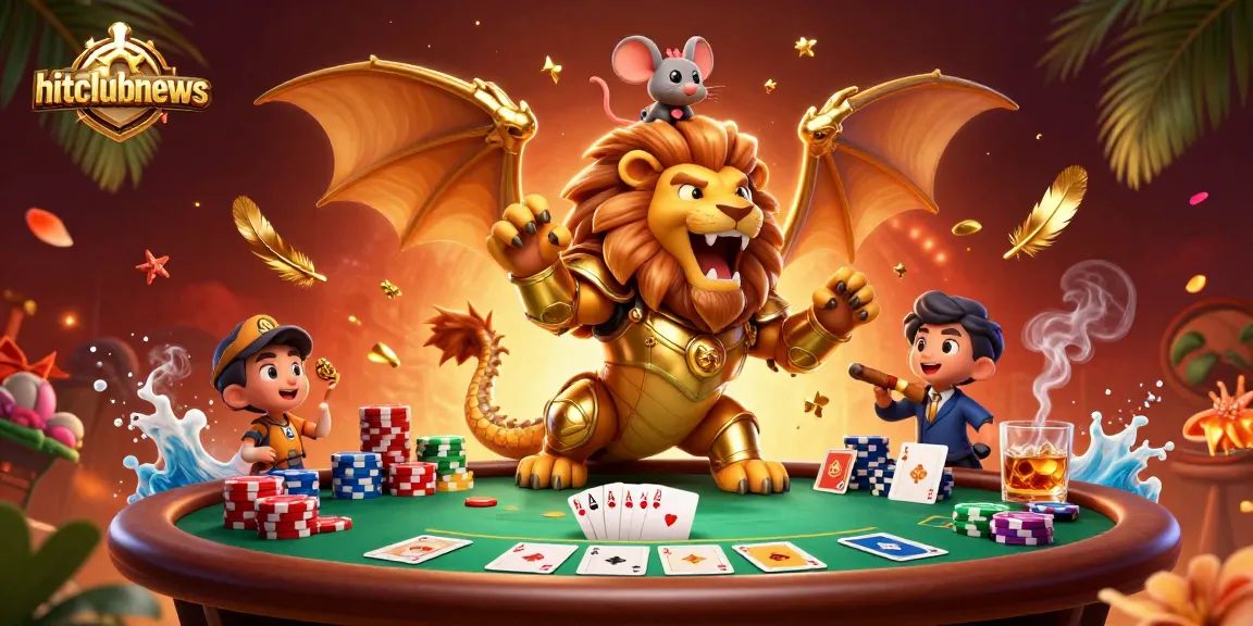 Experience thrilling gameplay at hitclubnews with our 3D chimeric creature amid rich gambling elements.
