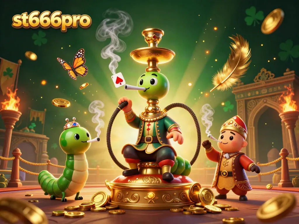 Engage in thrilling gameplay at st666pro with dynamic visuals of 3D characters and casino elements.